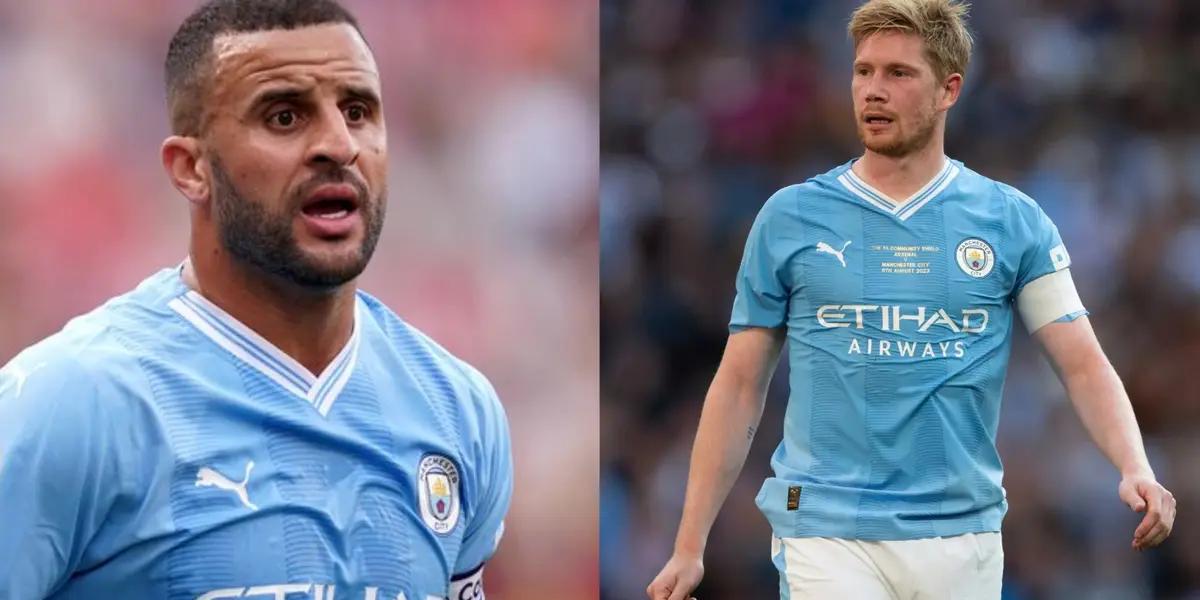 Kyle Walker wishes to have played with this football legend after hearing Pep Guardiola talk about him.