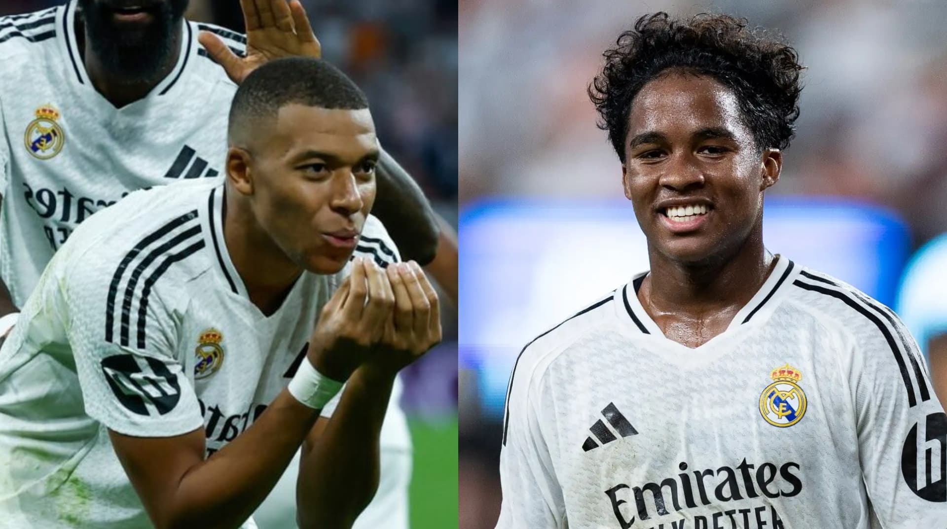 Kylian Mbappe and Endrick: PHOTO: Marca