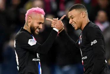 Kylian Mbappe and Ney did not receive any comments from Galtier.