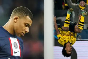 Kylian Mbappé could not believe PSG is losing against BVB.