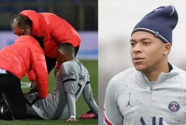 Kylian Mbappe got hurt, and Bayern Munich are aware of it.