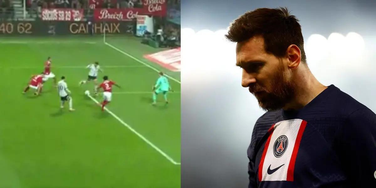 Kylian Mbappe had the 2-1 on this boots, but he chose not to pass the ball to Messi, and missed.