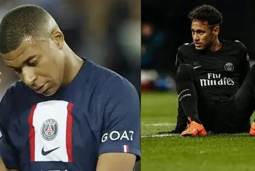 Kylian Mbappe had to change his mind about Neymar leaving PSG…