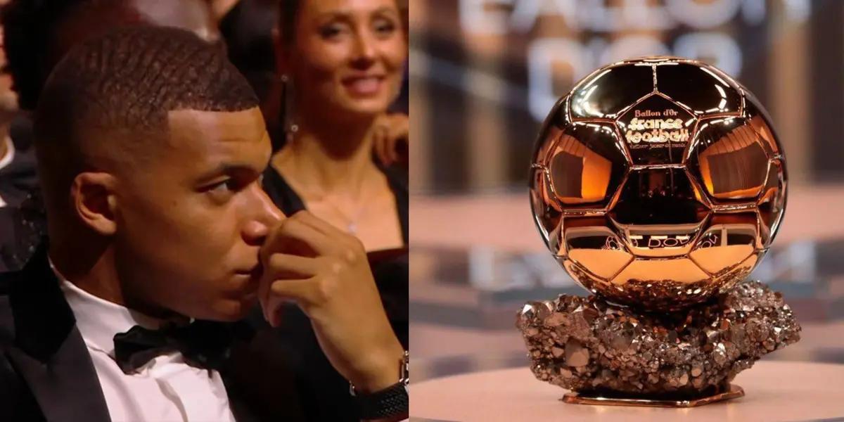 Kylian Mbappe had to see how Benzema received the Ballon d'Or.