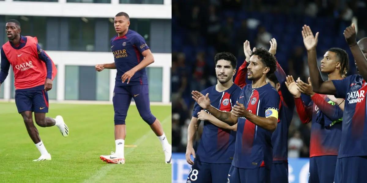 Kylian Mbappé is back at PSG's training sessions.