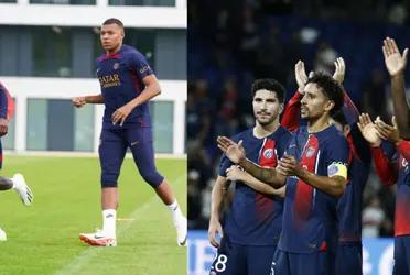 Kylian Mbappé is back at PSG's training sessions.