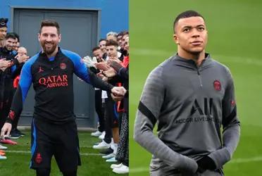 Kylian Mbappe is back with PSG, but he knows news about Messi that he won't like