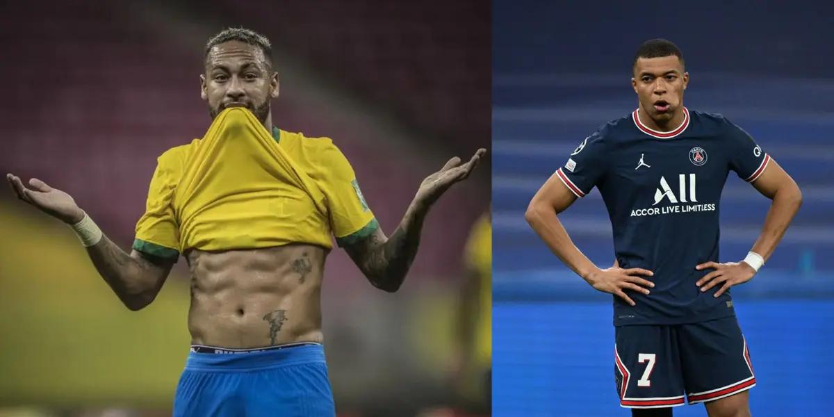 Kylian Mbappe is crushed by this stat from Neymar Jr.