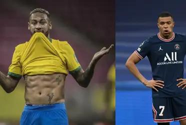 Kylian Mbappe is crushed by this stat from Neymar Jr.