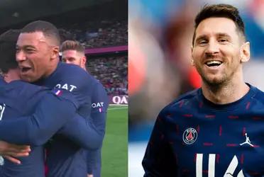Kylian Mbappe just made history with PSG, and Messi had something to say on his social media.