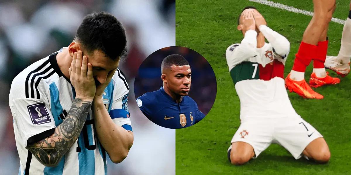 Kylian Mbappe made a comment on Cristiano's Instagram.