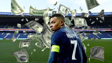 Kylian Mbappé makes the most than any player in the top five European leagues.