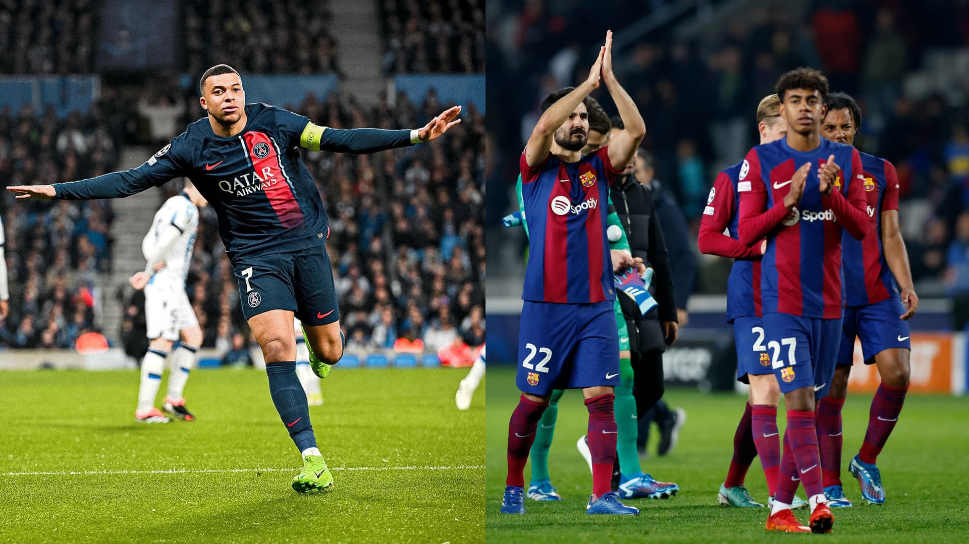 Kylian Mbappé might already have an advantage against FC Barcelona in the Champions League next week.