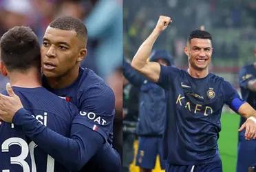 Kylian Mbappé received a low blow from his idol, Cristiano Ronaldo.