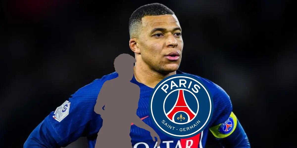 Kylian Mbappé relaxes while playing for PSG in Ligue 1.