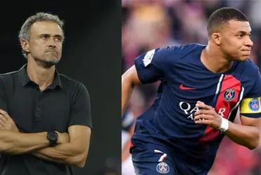 Kylian Mbappe returned to PSG and thus celebrated his goal