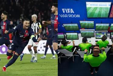 Kylian Mbappé scored a doubtful penalty against Newcastle, now, UEFA made a decision.