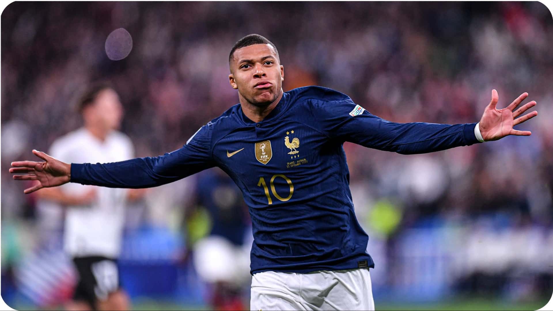 Kylian Mbappe seems open to represent France in the 2024 Summer Olympics hosted in Paris.