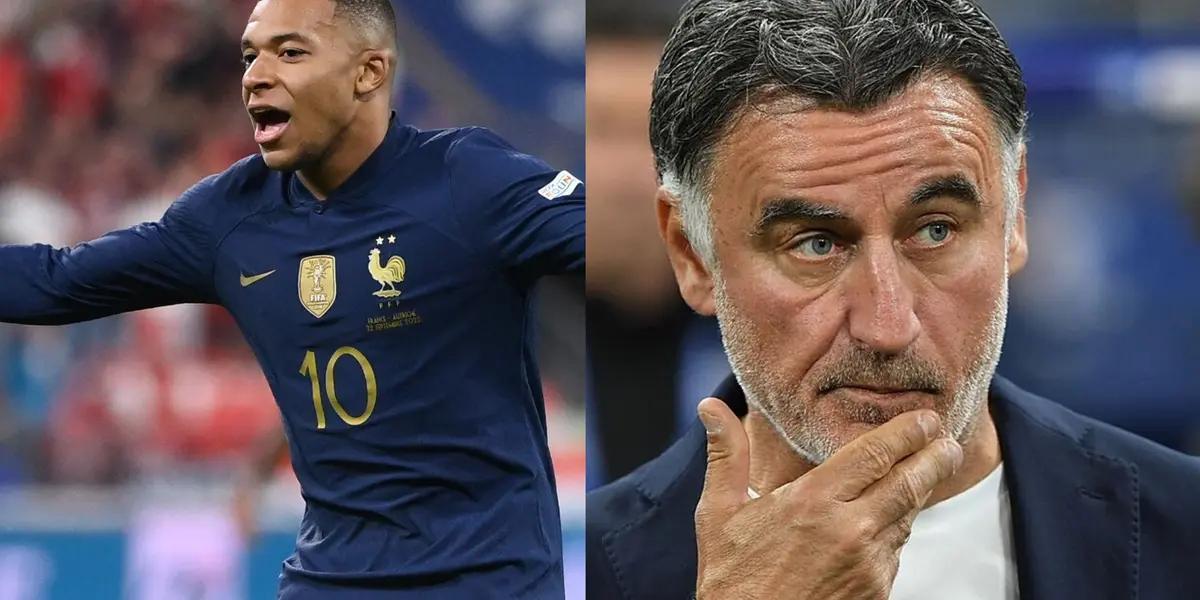 Kylian Mbappe send a message to the PSG coach.