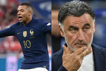 Kylian Mbappe send a message to the PSG coach.