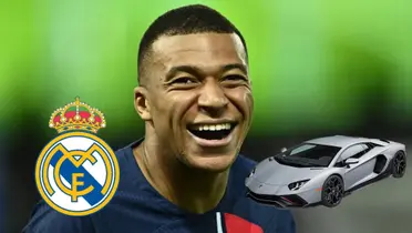 Kylian Mbappé smiles as he plays for PSG this season.