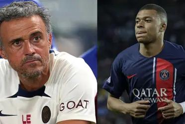 Kylian Mbappé spoke after receiving criticism from his manager.