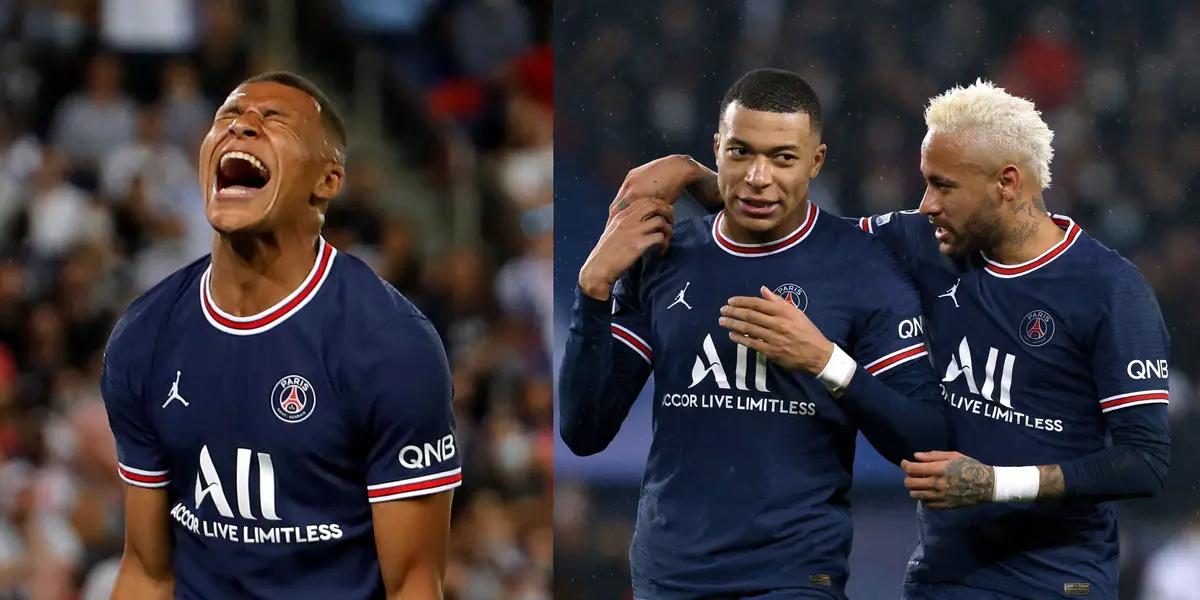 Kylian Mbappé wants to leave PSG but now gets some bad news.