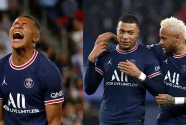 Kylian Mbappé wants to leave PSG but now gets some bad news.