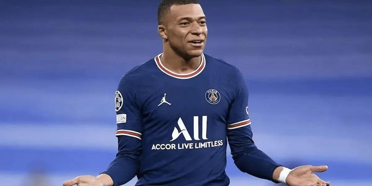 Kylian Mbappé was furious at the end of the game.