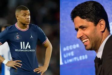 Kylian Mbappe was not happy with PSG´s official social media.