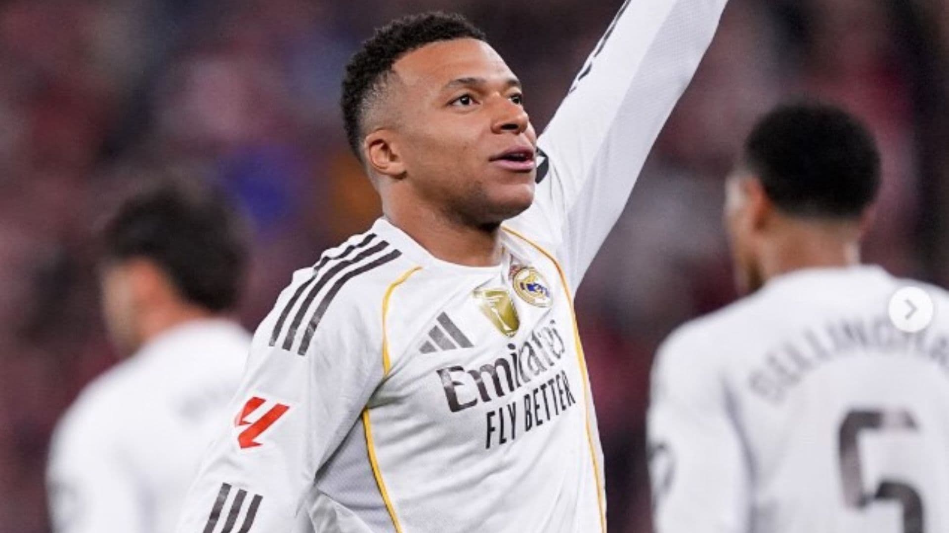 Kylian Mbappé will miss Real Madrid's match against Benfica
