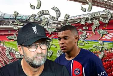 Kylian Mbappé would be rejected by Liverpool due to the arrival of another center forward.
