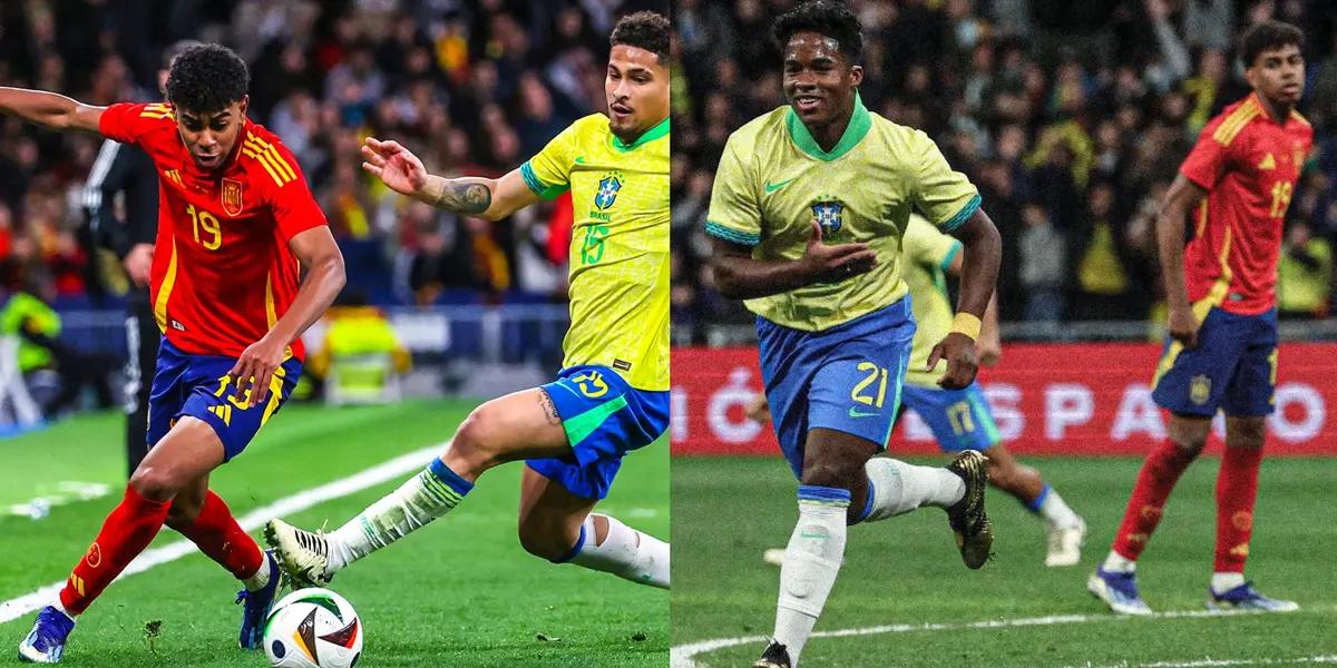 Lamine Yamal grabs an assist while Endrick scores again fro Brazil.