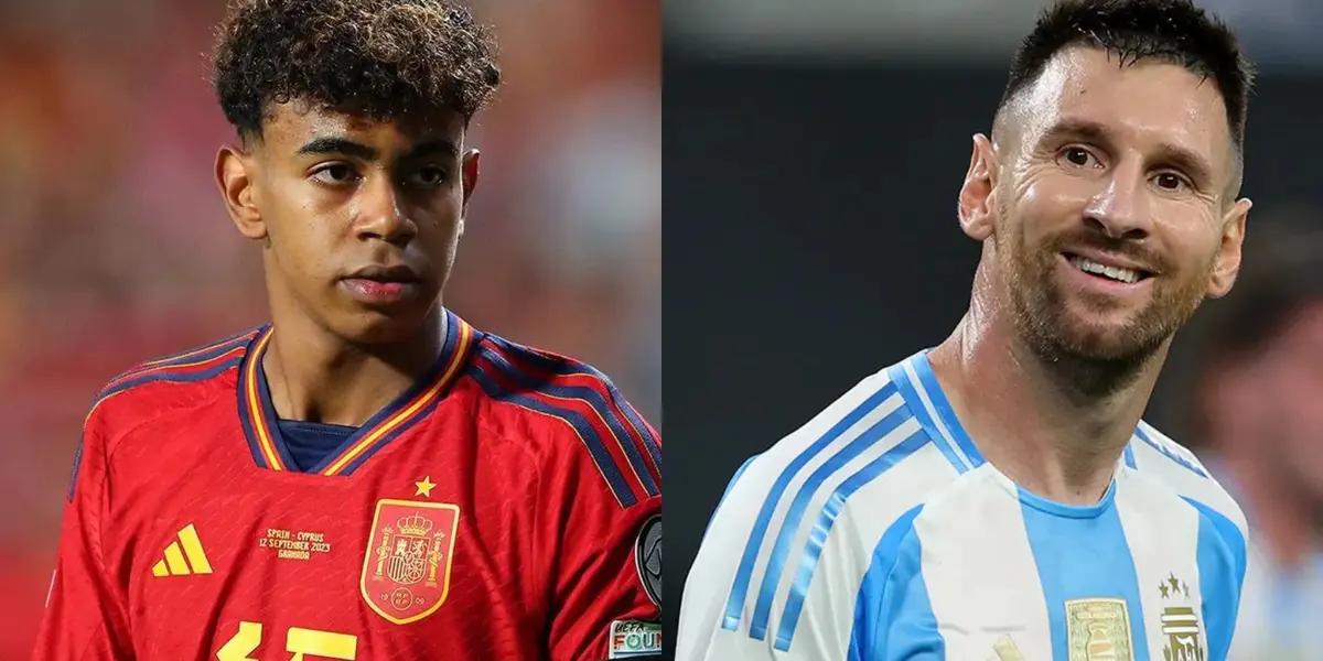 Lamine Yamal, Lionel Messi Photo: GOAL, Copa América