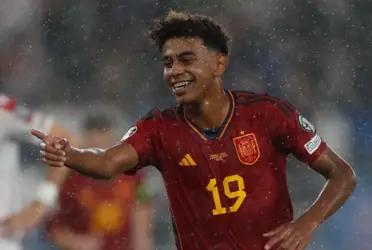 Lamine Yamal shone with Spain