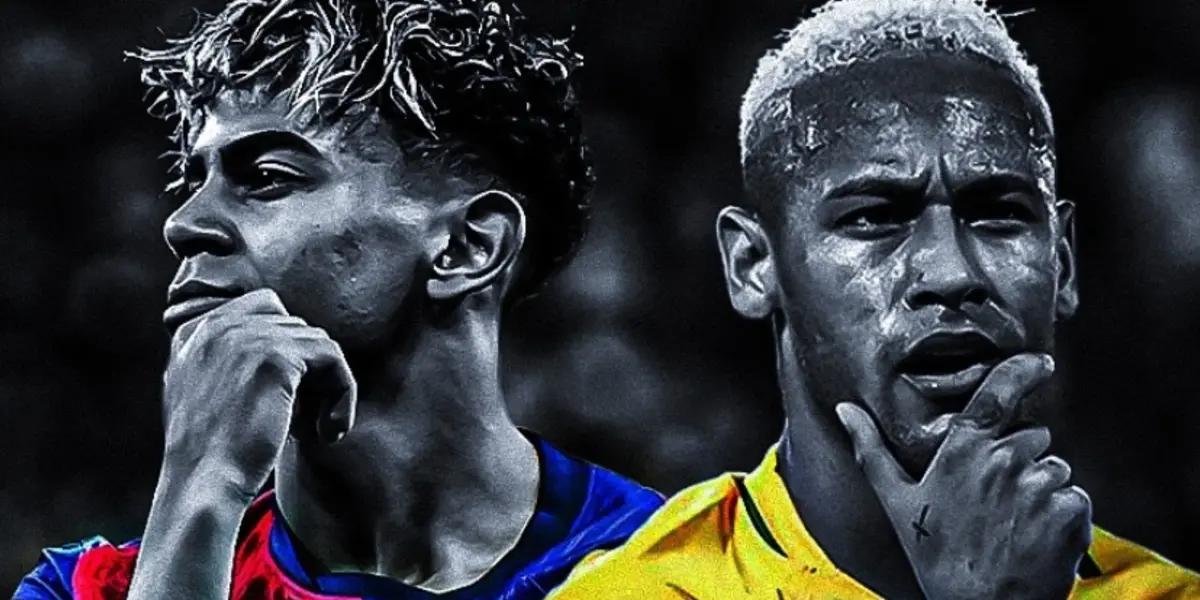 Lamine Yamal y Neymar Jr. PHOTO: Instgram SHAKOJR