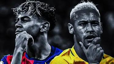 Lamine Yamal y Neymar Jr. PHOTO: Instgram SHAKOJR