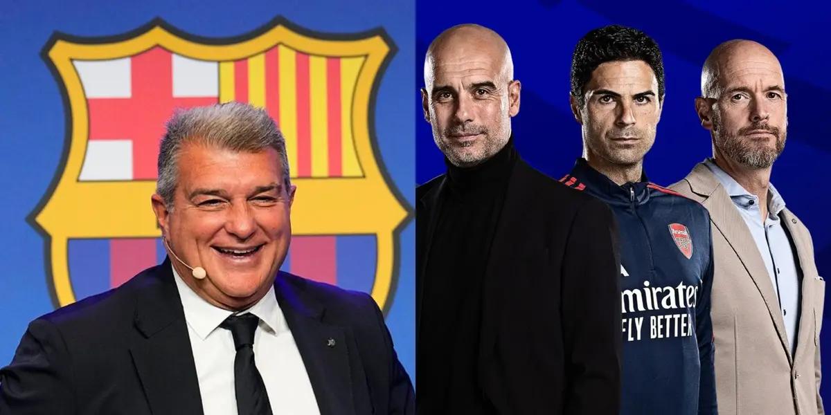 Laporta is looking for a new coach.