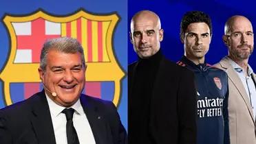 Laporta is looking for a new coach.