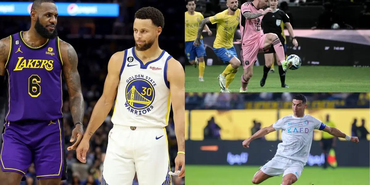 LeBron James chooses between Lionel Messi and Cristiano Ronaldo in recent interview.