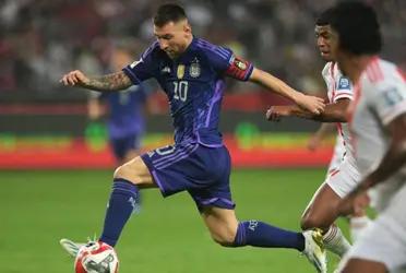 Leo was able to score a hat-trick against Peru, but technology took away the possibility of celebrating in triplicate.