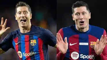 Lewandowski with a worldie! Barcelona wins it 1-0 at half time vs Celta Vigo