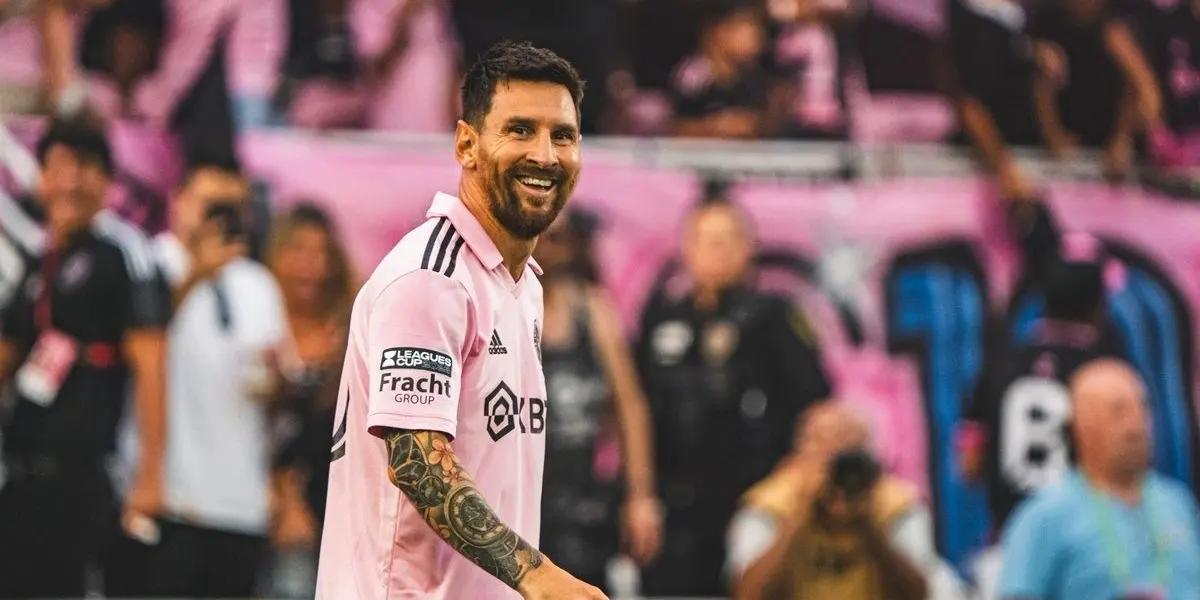 Lionel had a big gesture with one of his fans in Miami.