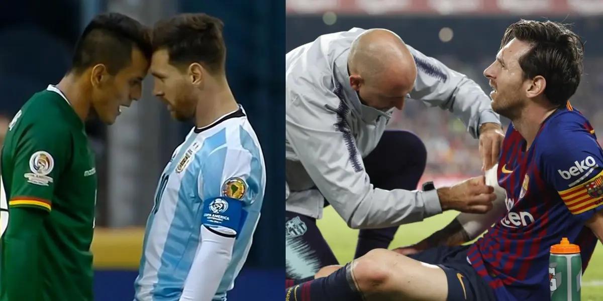 Lionel Messi almost got his career damaged by this player.