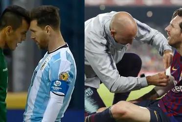 Lionel Messi almost got his career damaged by this player.