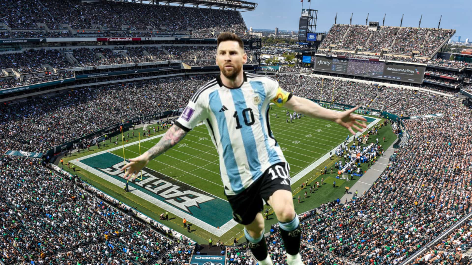 Lionel Messi and Argentina will play in the US next month for two friendlies.