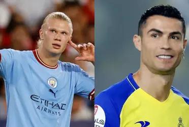 Lionel Messi and Cristiano Ronaldo are being surpassed by Erling Haaland.