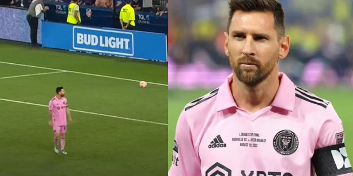 Lionel Messi and his actions after Cincinnati fans boed him