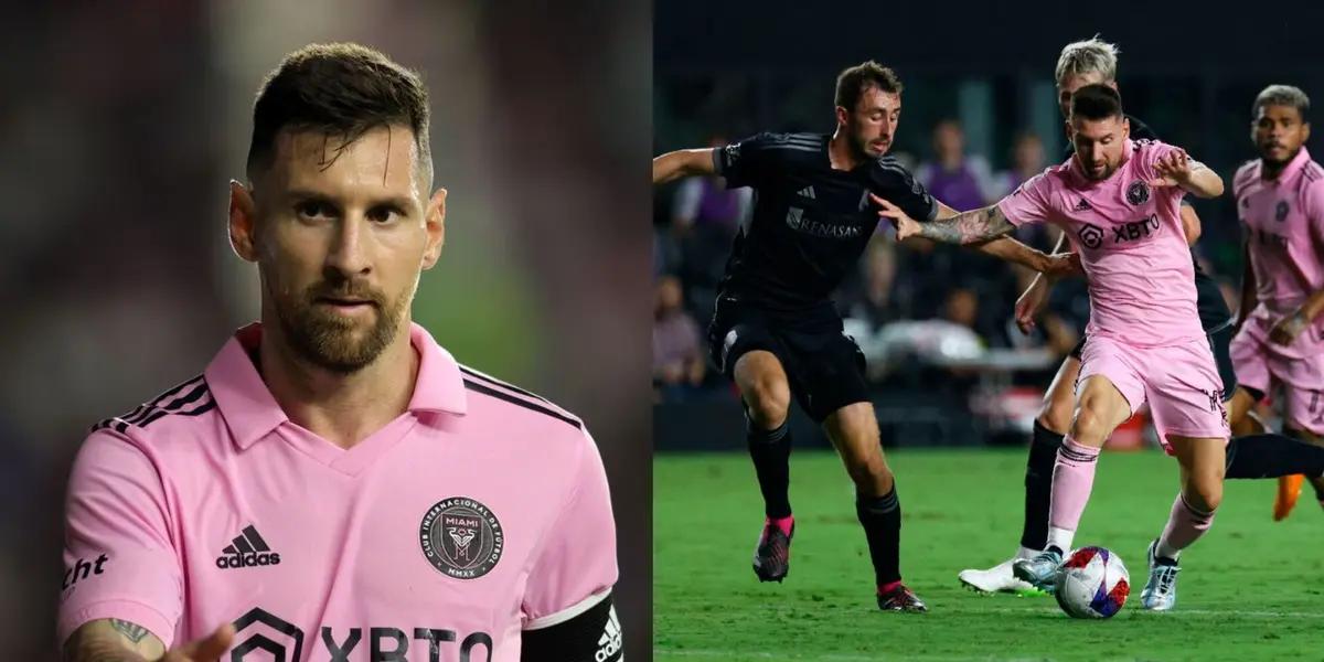 Lionel Messi and Inter Miami tied 0-0 against Nashville, beyond that, look at his discussion with the referee.