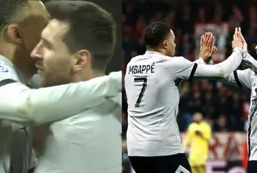 Lionel Messi and Kylian Mbappe are really starting to get along.